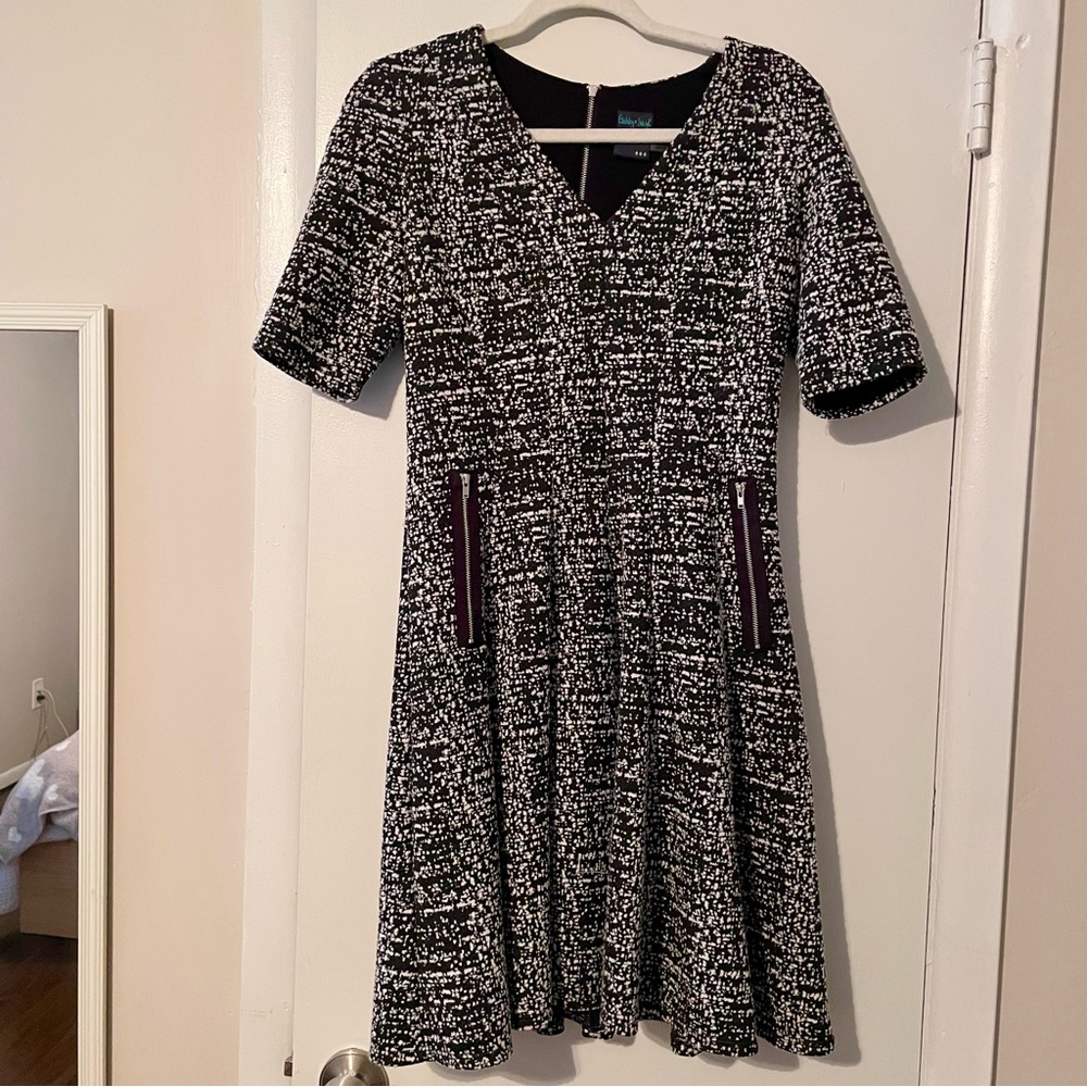 Elegant Black and white Dress
